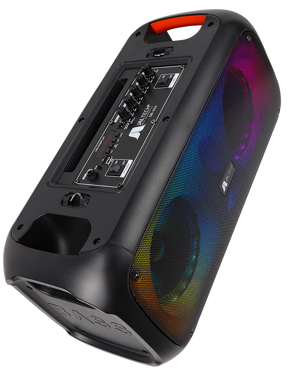 cabina de sonido Jaltechr que alumbra RGB, producto tecnológico